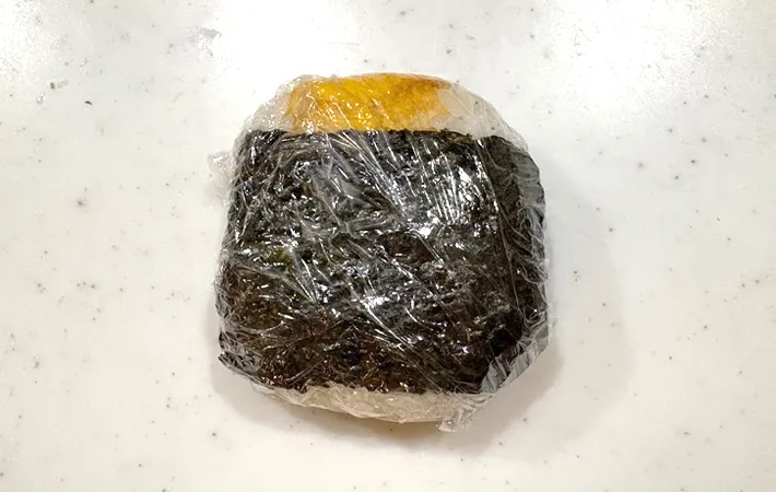 『だし巻き玉子おにぎり』の完成写真（撮影：エニママ）