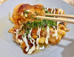 『餅のモダン焼き』の完成写真(撮影:エニママ)