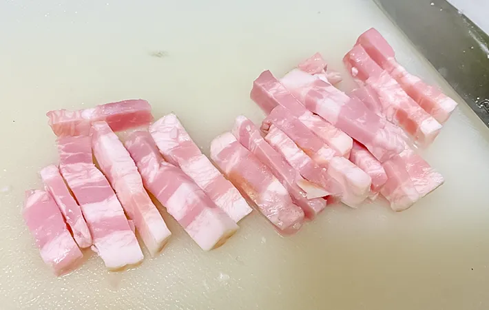 ベーコンの写真（撮影：エニママ）