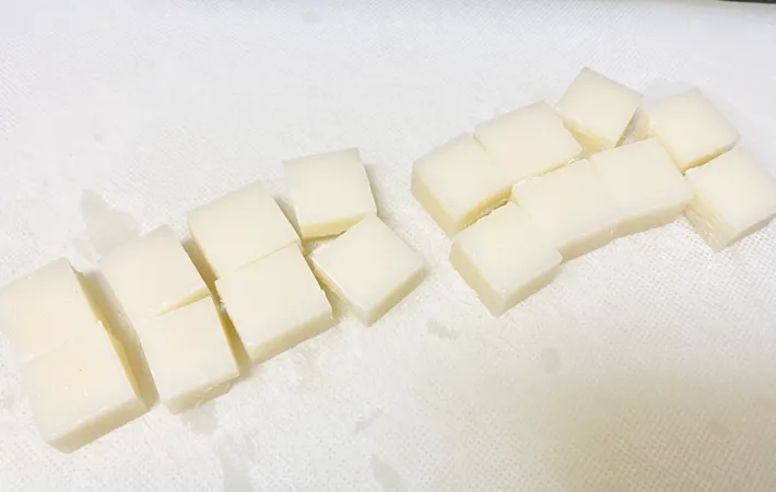 『餅とじゃがいものガレット』を作る写真（撮影：エニママ）