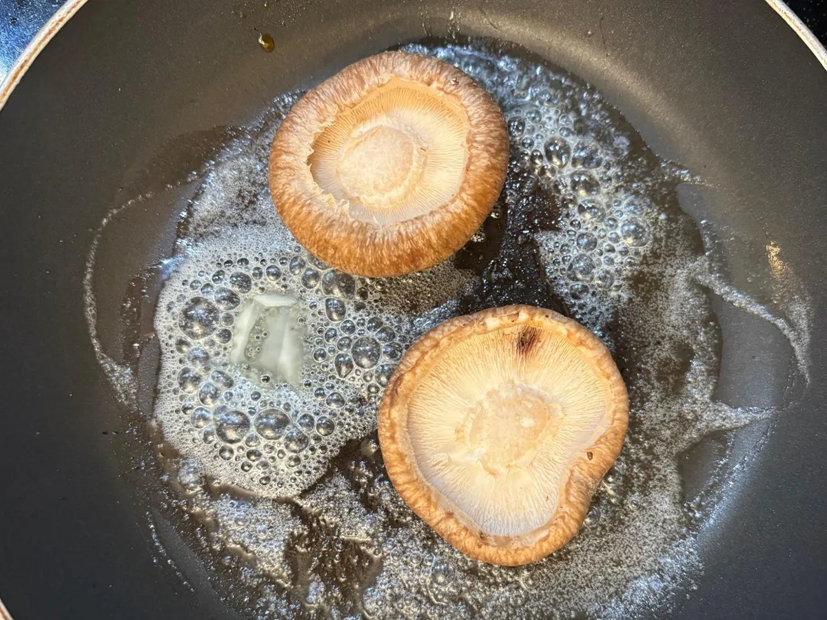 しいたけのチーズ焼き