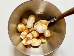 切り餅おかきの作り方の写真（撮影：エニママ）