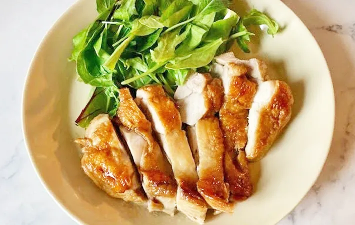 『鶏肉のポン酢照り焼き』の完成写真（撮影：エニママ）