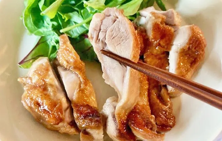 『鶏肉のポン酢照り焼き』の完成写真（撮影：エニママ）