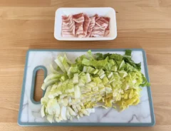 白菜と豚肉の写真（撮影：grape編集部）