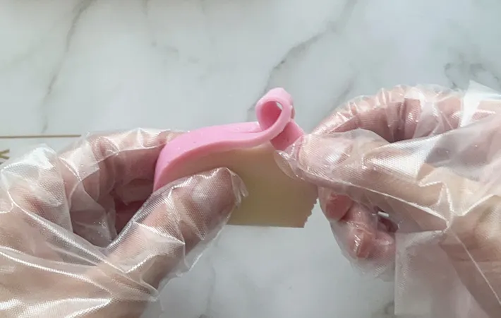 カマボコ飾り切りの手順写真（撮影：grapeフード編集部）