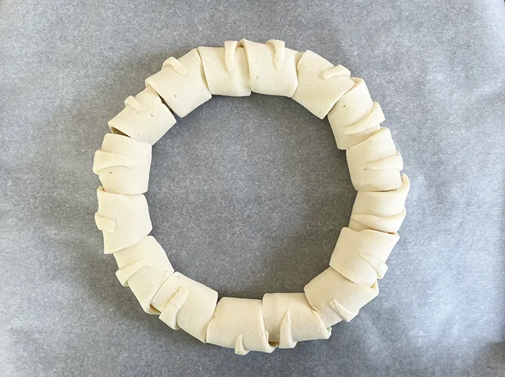 リースパイの調理写真（撮影：grape編集部）