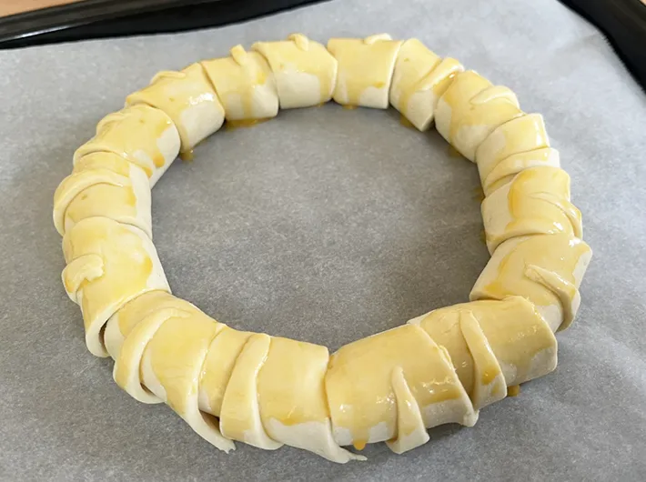 リースパイの調理写真（撮影：grape編集部）