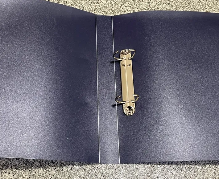 リングファイルの写真（撮影：grape編集部）