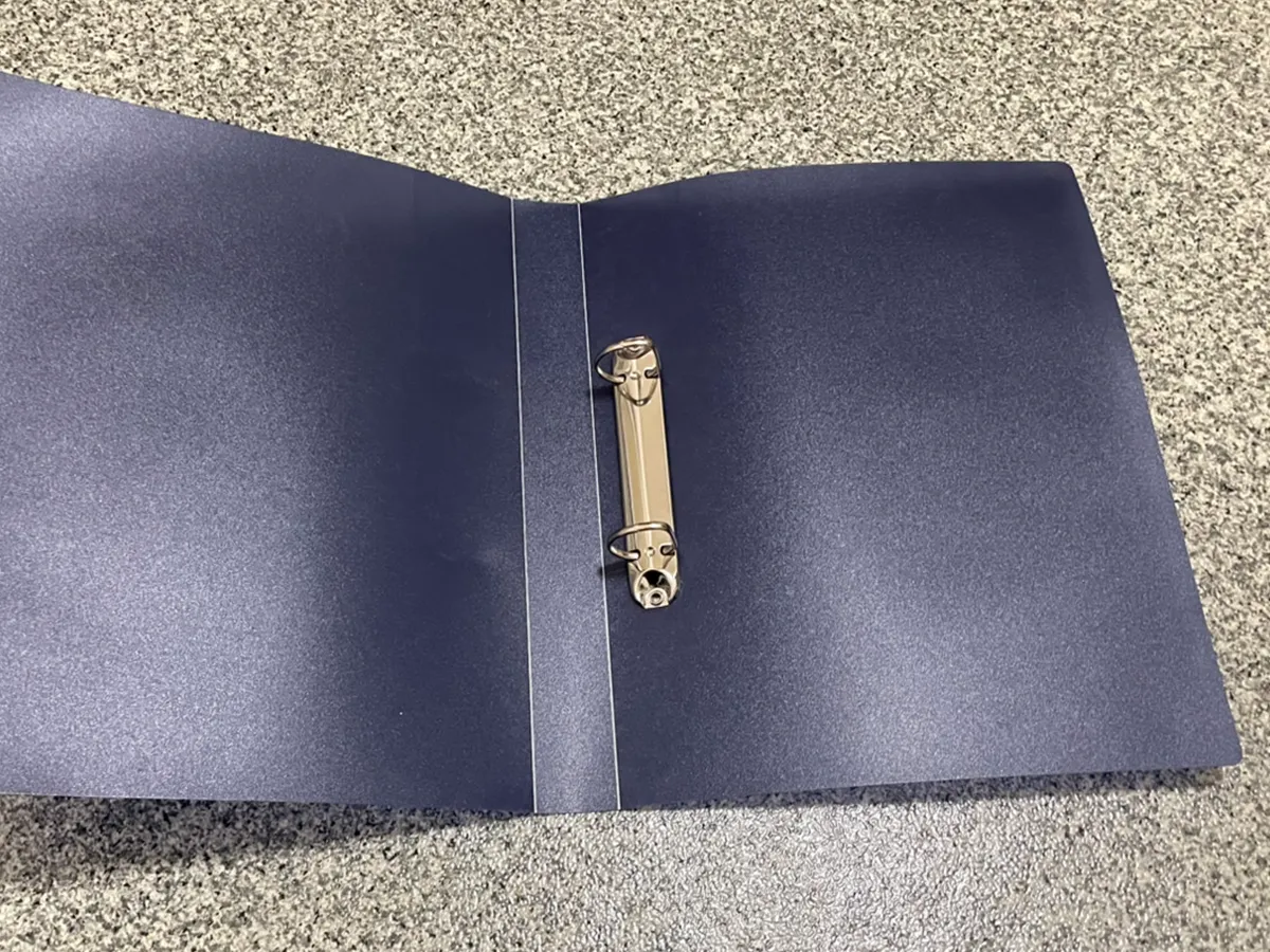 リングファイルの写真(撮影:grape編集部)