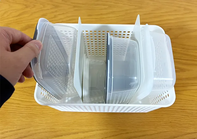 食器棚の整理写真（撮影：grape編集部）