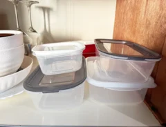 保存容器の整理方法（撮影：grape編集部）