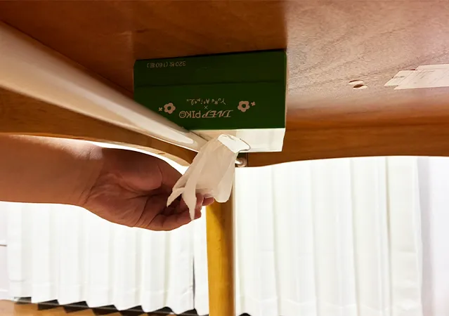 つっぱり棒のライフハック（撮影：grape編集部）