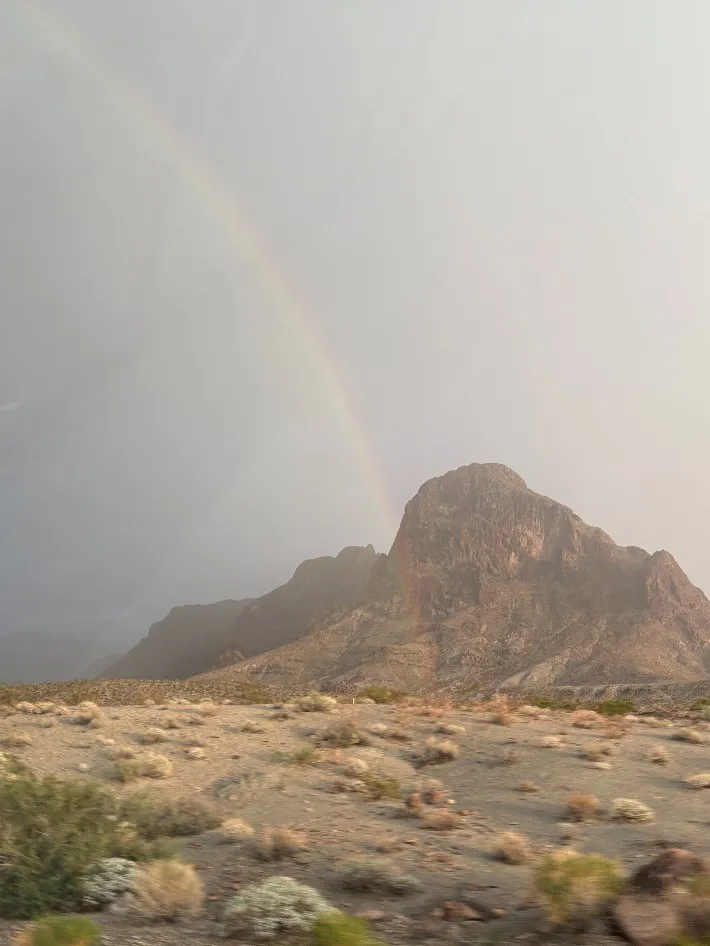 虹の写真（撮影：grape編集部）