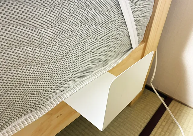 ブックエンドの活用法（撮影：grape編集部）