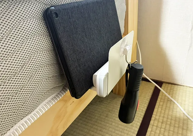 ブックエンドの活用法（撮影：grape編集部）