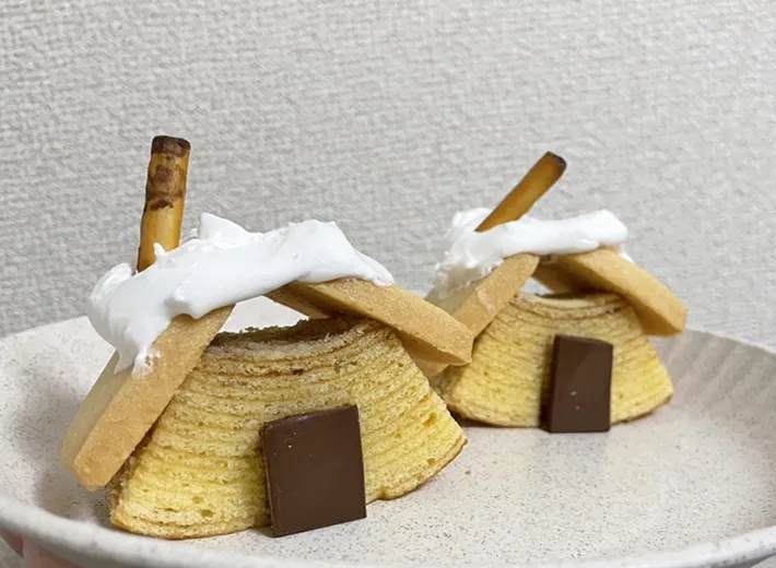 お菓子の家の写真（撮影：grape編集部）