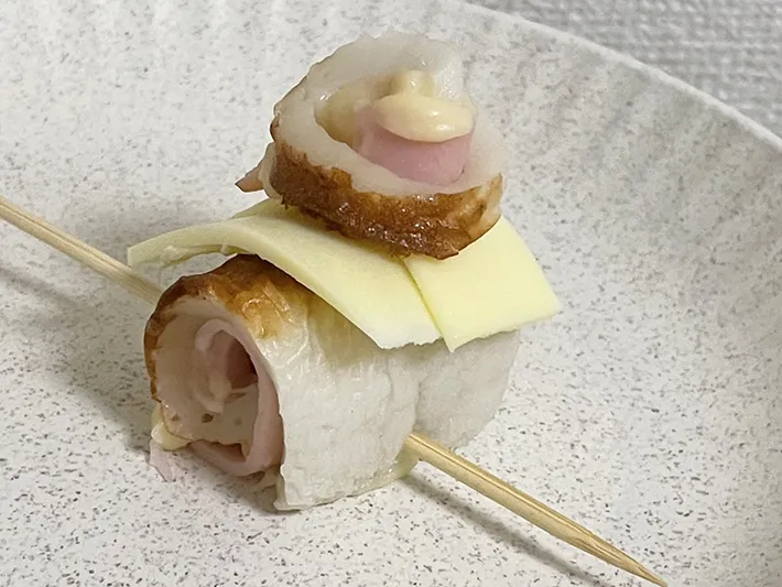 竹串を刺したちくわの写真（撮影：grape編集部）