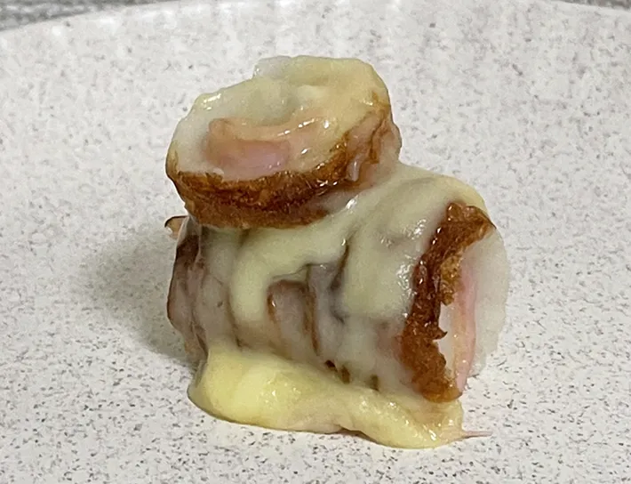 『ブッシュ・ド・ノエル風ちくわ』の写真（撮影：grape編集部）