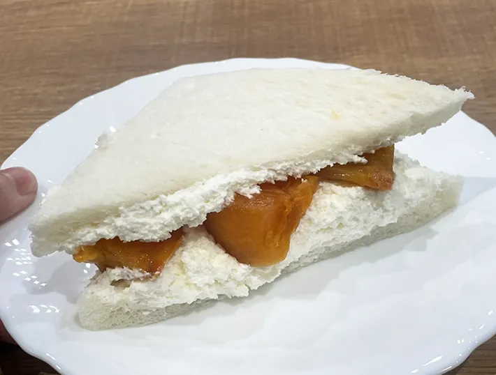 フルーツサンドの写真（撮影：grape編集部）