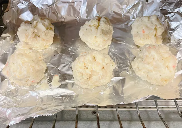 じゃがりこを丸めたもの（撮影：grape編集部）