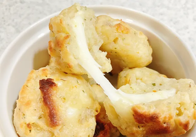 じゃがりこを丸めたもの（撮影：grape編集部）