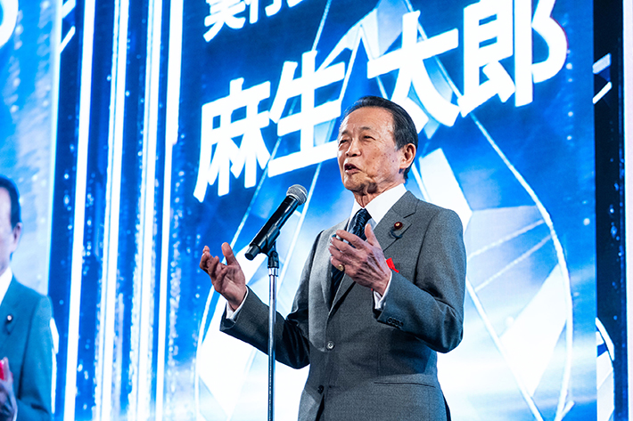 麻生太郎さんの写真