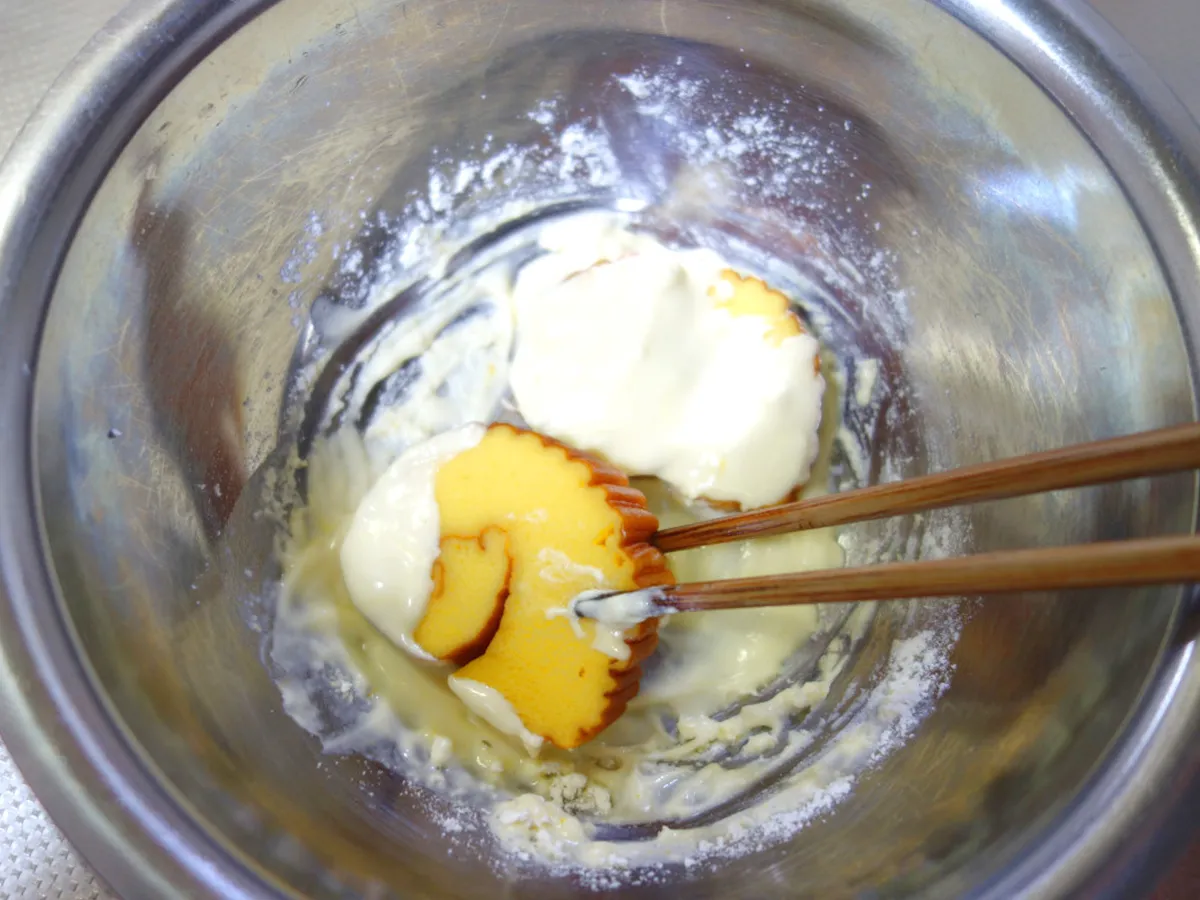 伊達巻の天ぷらの写真（撮影：エニママ）