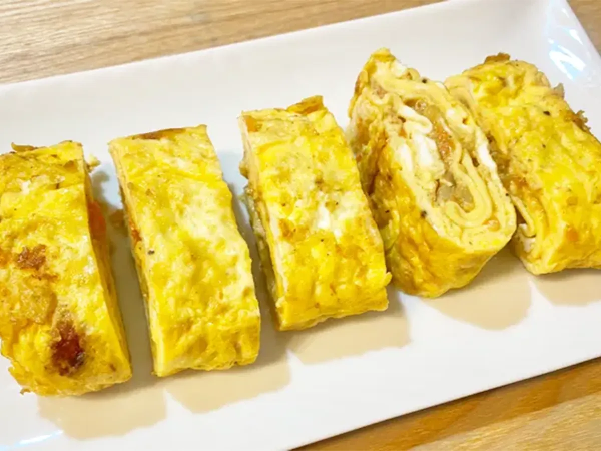 『カレー玉子焼き』の作り方