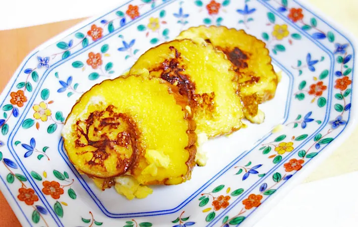 『伊達巻のフレンチトースト』の完成写真（撮影：エニママ）