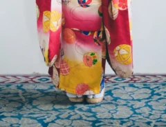 七五三の晴れ着