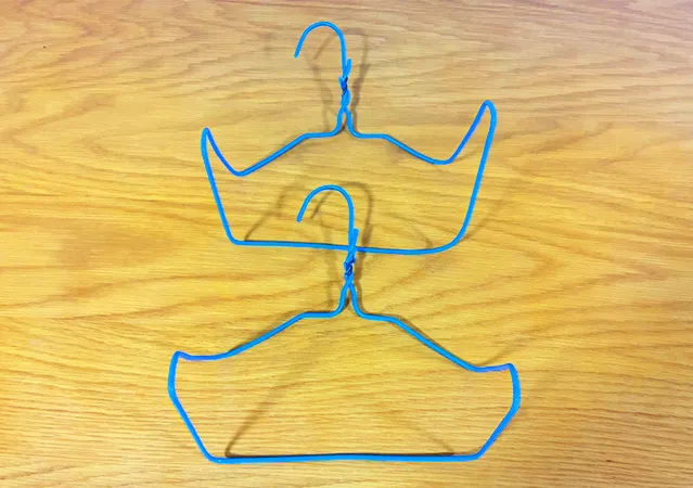 ハンガーの活用法（撮影：grape編集部）