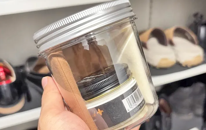 ​『無印良品 入浴剤用詰替ジャー』の使用写真（撮影：キジカク）