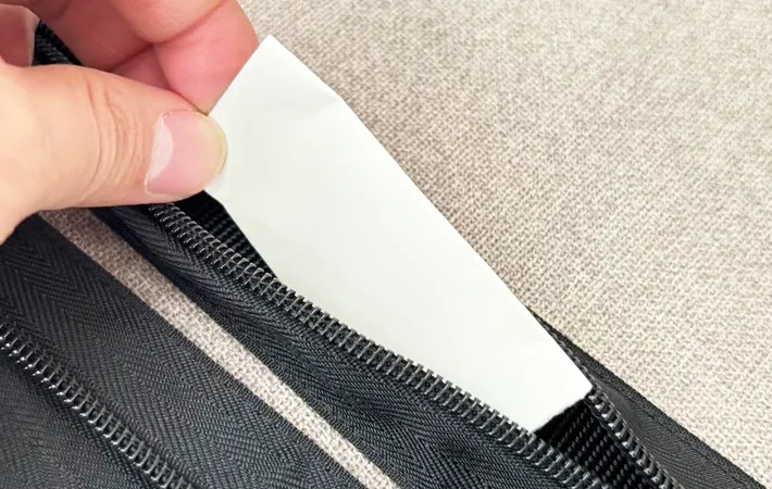 『3COINS トラベルセキュリティショルダー』の使用写真（撮影：キジカク）