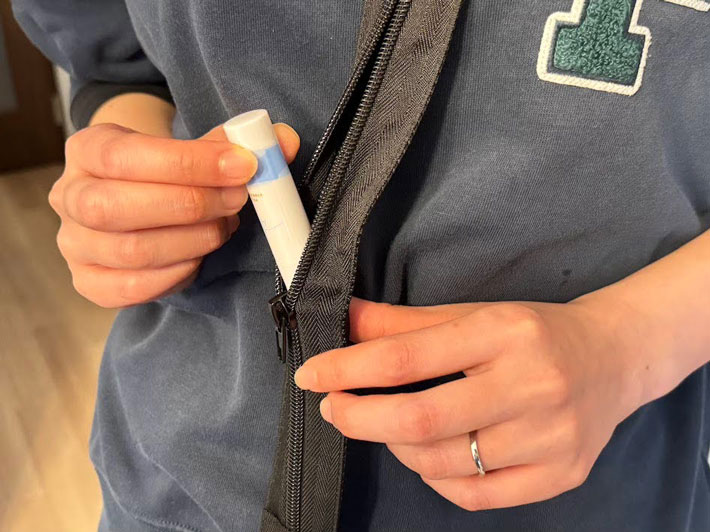 『3COINS トラベルセキュリティショルダー』の写真（撮影：キジカク）