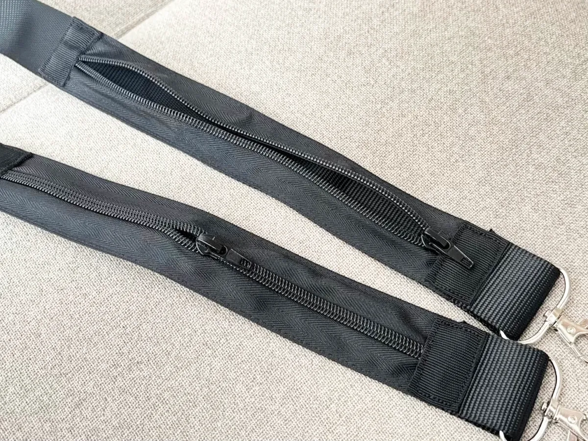 『3COINS トラベルセキュリティショルダー』の写真（撮影：キジカク）