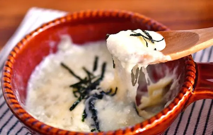 『餅のグラタン風』の完成写真（撮影：小泉明代）