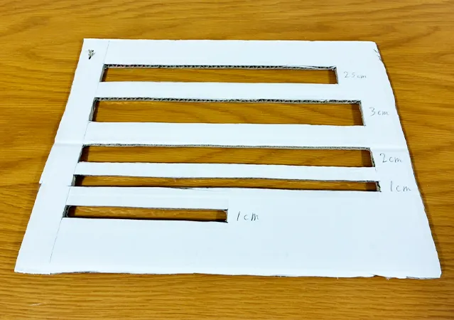 ダンボールの活用法（撮影：grape編集部）