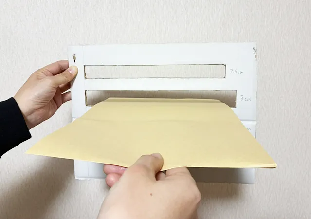 ダンボールの活用法（撮影：grape編集部）