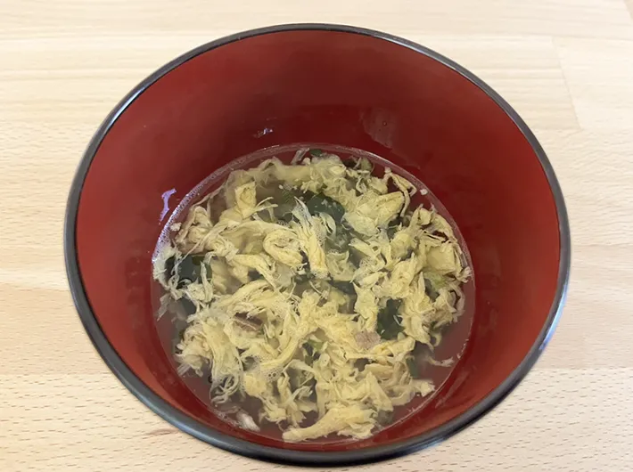 玉子スープの写真（撮影：grape編集部）