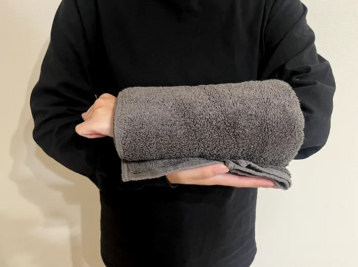 応急手当中の写真（撮影：grape編集部）