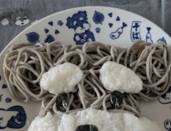 シュナウザー蕎麦ランチ