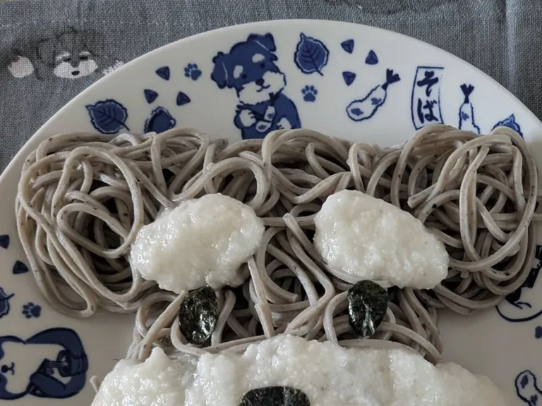 シュナウザー蕎麦ランチ