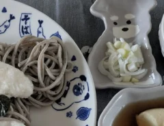 シュナウザー蕎麦ランチ