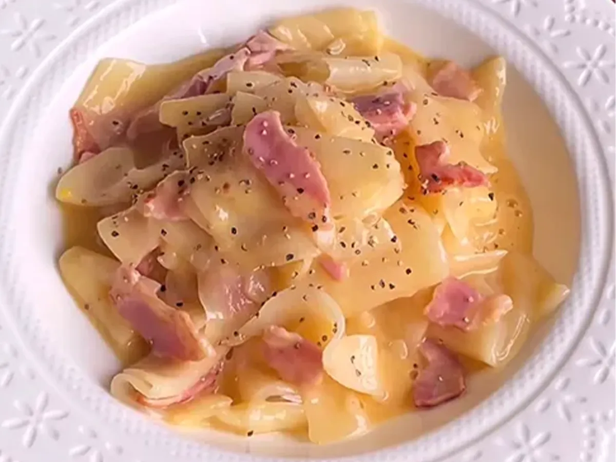 『大根カルボナーラ』の作り方の画像