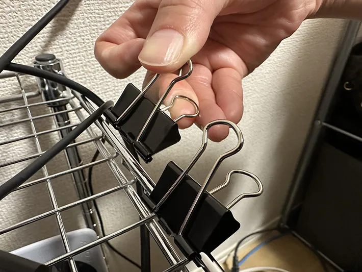 ダブルクリップの画像（撮影：grape編集部）