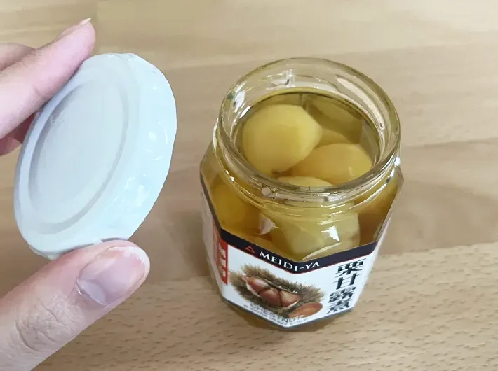 栗の甘露煮の写真（撮影：grape編集部）