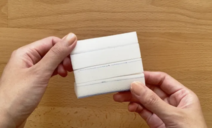 リングピロー作りの作業写真（撮影：grape編集部）