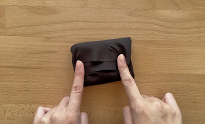 リングピロー作りの作業写真（撮影：grape編集部）