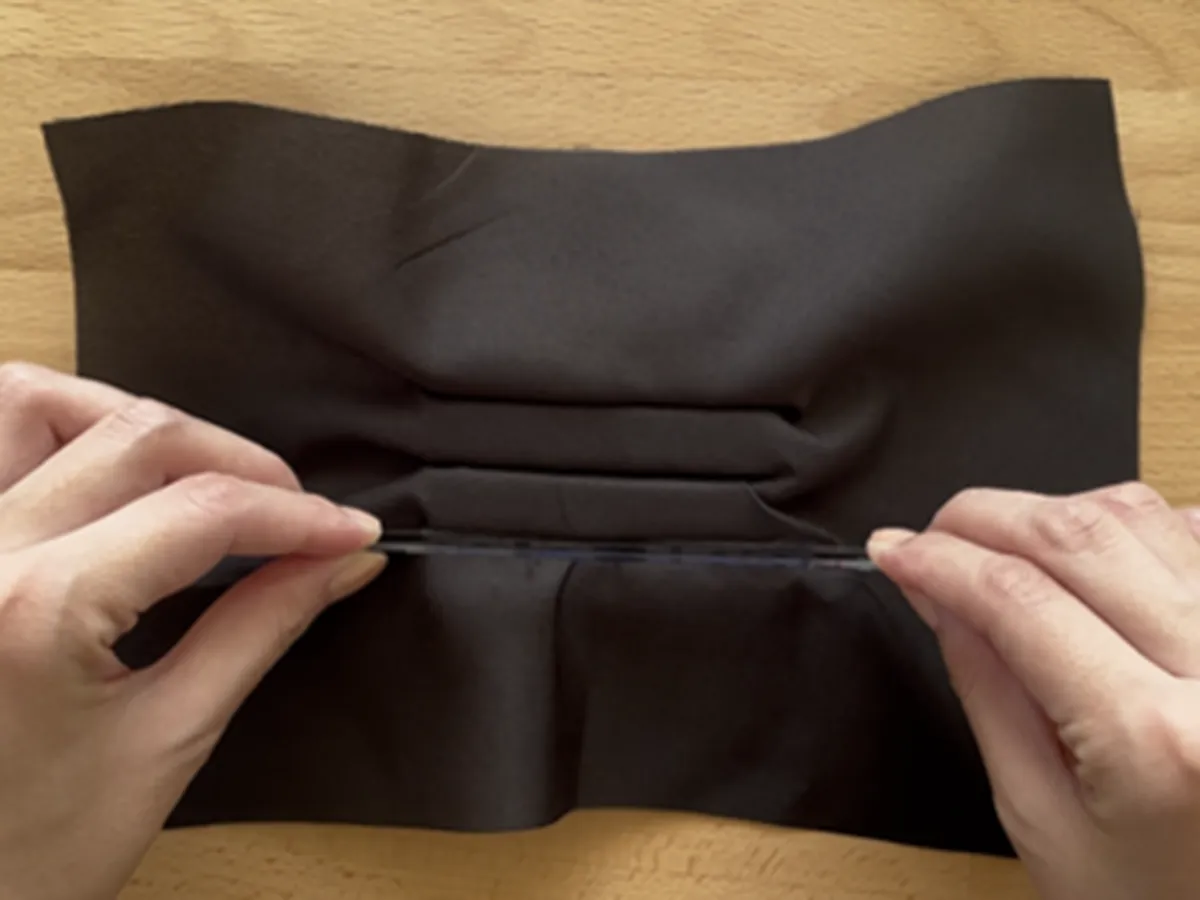 リングピロー作りの作業写真（撮影：grape編集部）